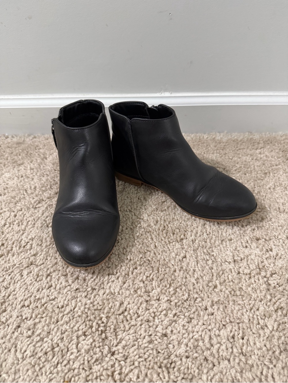 Cat & Jack Black Kids Ankle Boots